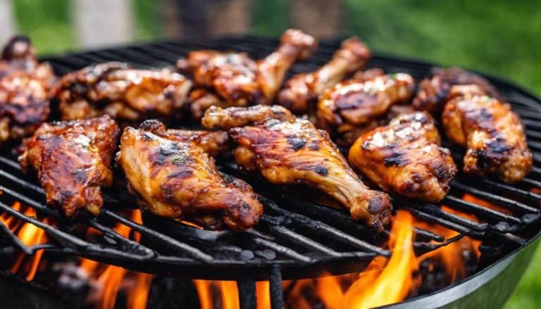 grill wings with precision