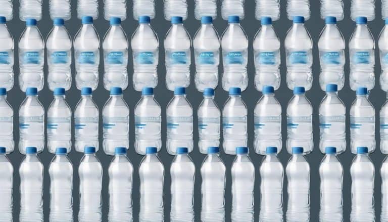 weight of 40 water bottles